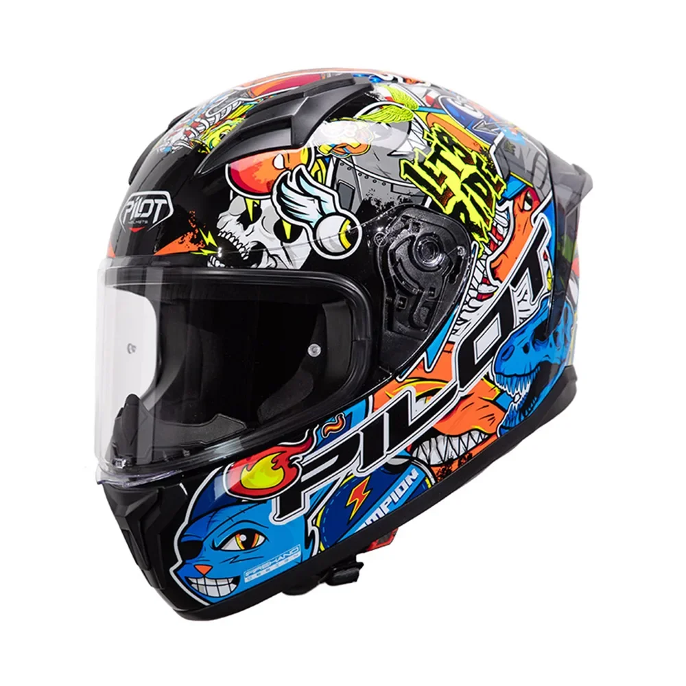 Φωτογραφία προϊόντος: ΚΡΑΝΟΣ FULL FACE FLEX STREETBOMB BLACK/YELLOW ECE 22.06 | PILOT