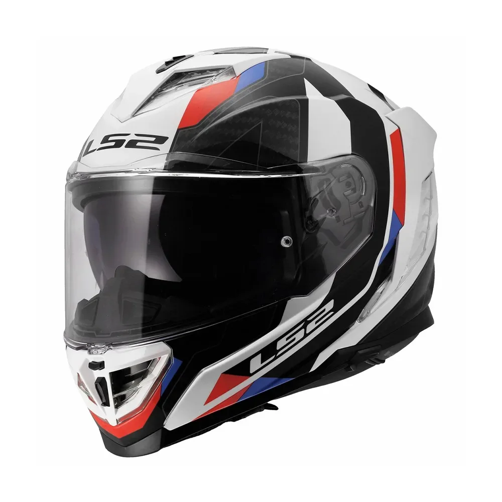 Φωτογραφία προϊόντος: ΚΡΑΝΟΣ FULL FACE STORM III FF818 SPORTY WHITE BLUE RED ECE 22.06 | LS2