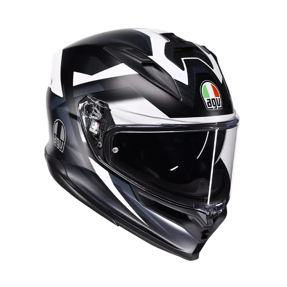Φωτογραφία προϊόντος: ΚΡΑΝΟΣ FULL FACE K7 MPLK GLIMPSE MATT BLACK/WHITE ECE 22.06 | AGV
