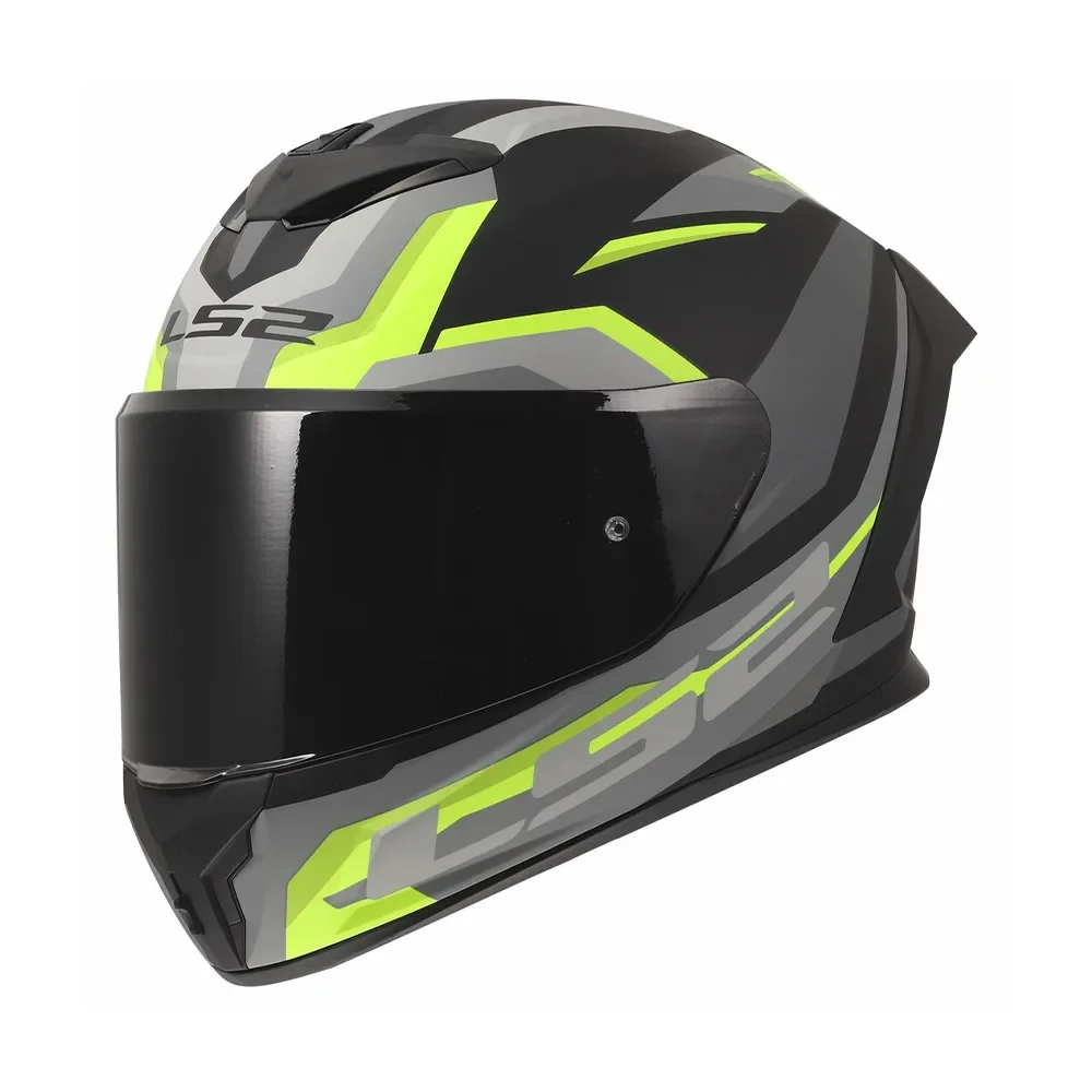Φωτογραφία προϊόντος: ΚΡΑΝΟΣ FULL FACE RAPID III FF820 HYPER BLACK H-V YELLOW ECE 22.06 | LS2
