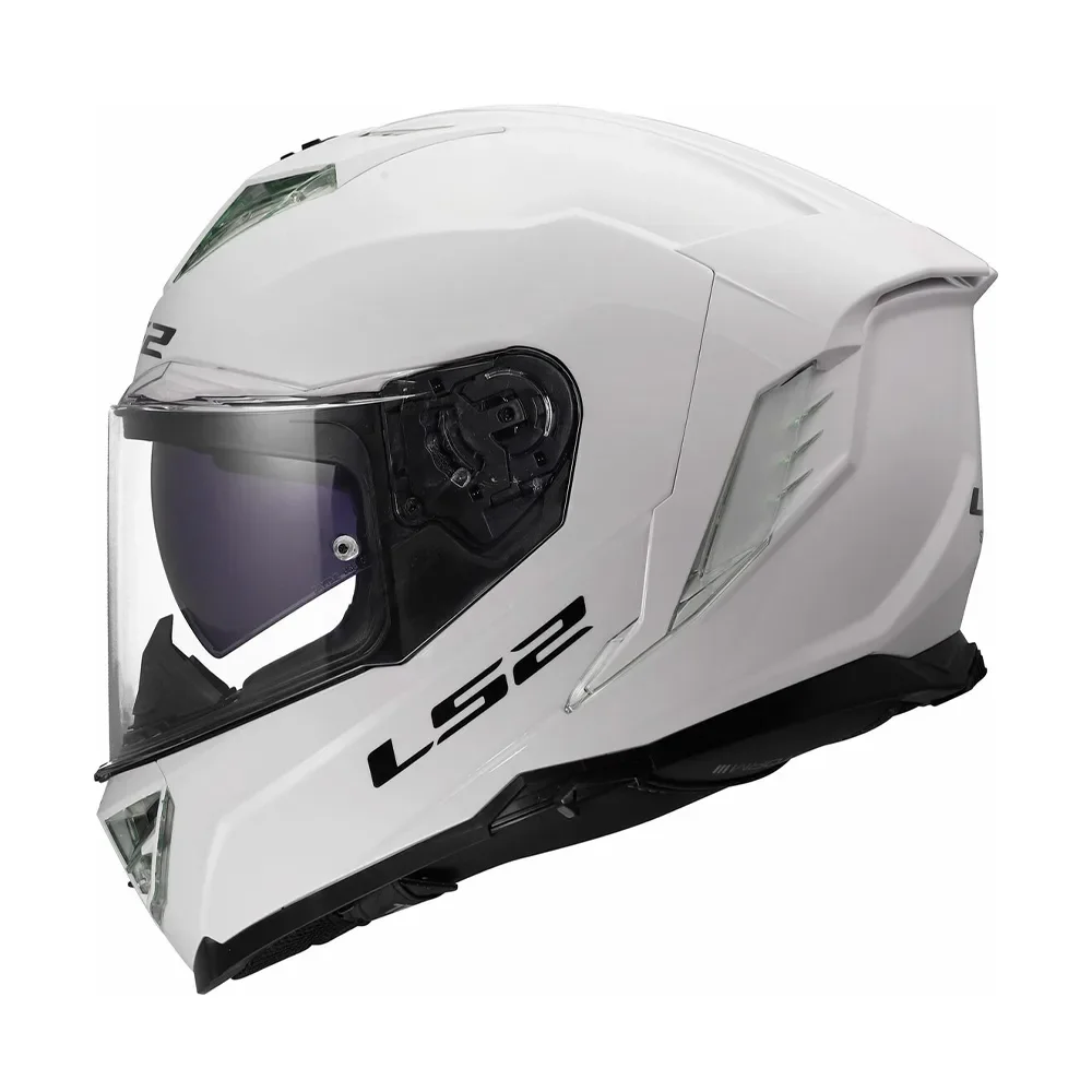 Φωτογραφία προϊόντος: ΚΡΑΝΟΣ FULL FACE STORM III FF818 SOLID GLOSS WHITE ECE 22.06 | LS2