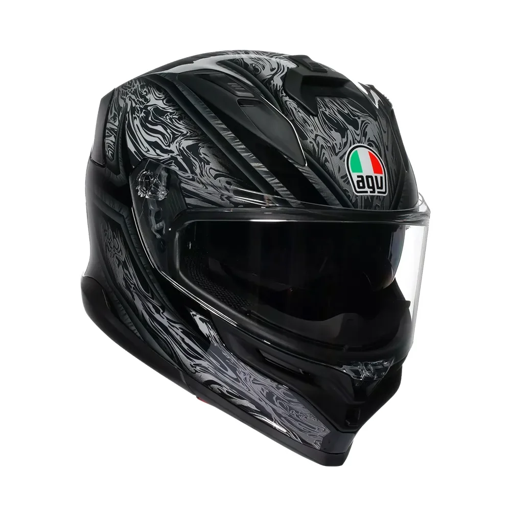 Φωτογραφία προϊόντος: ΚΡΑΝΟΣ FULL FACE K7 MPLK DAMASCUS BLACK/SILVER ECE 22.06 | AGV