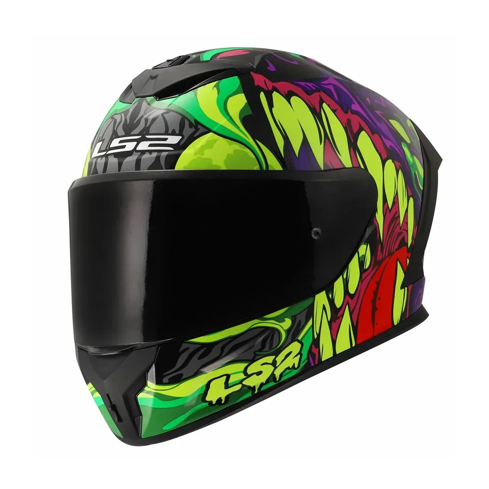 Φωτογραφία προϊόντος: ΚΡΑΝΟΣ FULL FACE RAPID III FF820 LYCANT PURPLE GREEN ECE 22.06 | LS2