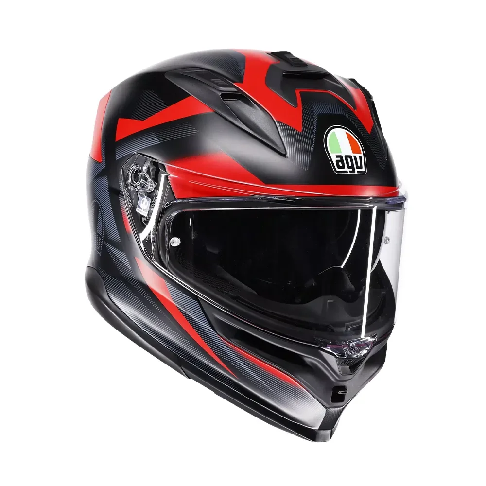 Φωτογραφία προϊόντος: ΚΡΑΝΟΣ FULL FACE K7 MPLK GLIMPSE MATT BLACK/RED ECE 22.06 | AGV