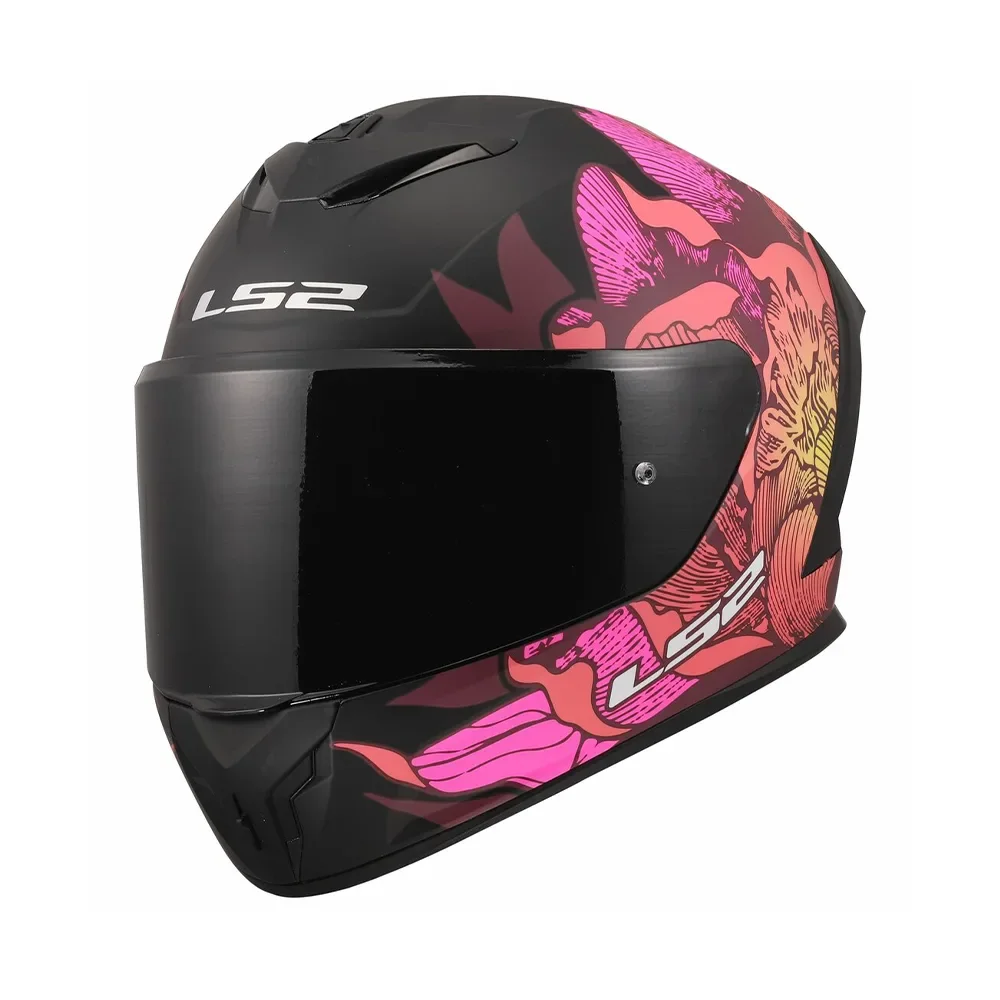 Φωτογραφία προϊόντος: ΚΡΑΝΟΣ FULL FACE RAPID III FF820 POPPIES II BLACK PINK ECE 22.06 | LS2