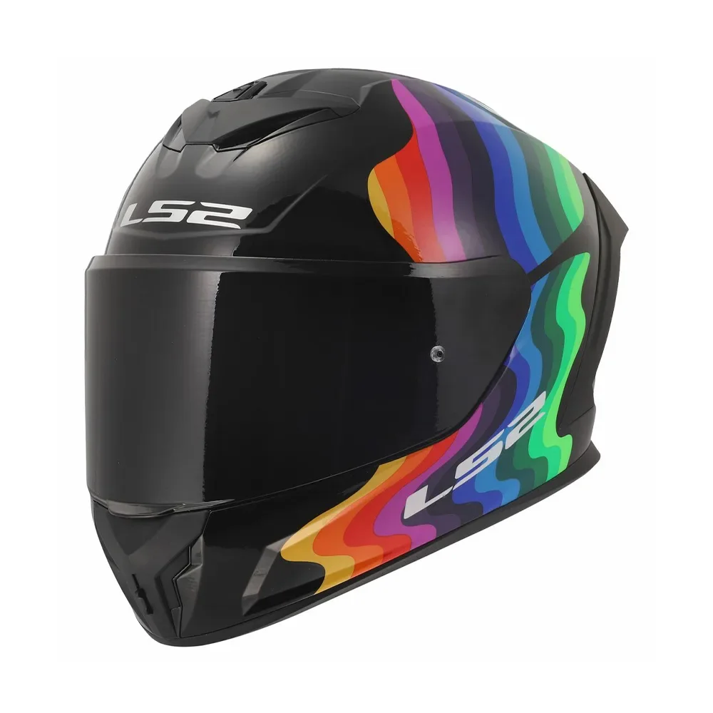 Φωτογραφία προϊόντος: ΚΡΑΝΟΣ FULL FACE RAPID III FF820 FLOW BLACK MULTI ECE 22.06 | LS2