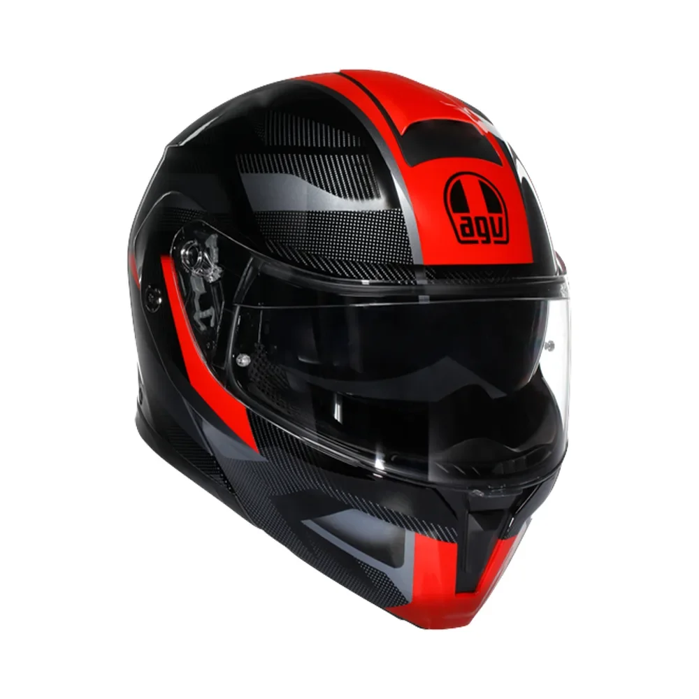 Φωτογραφία προϊόντος: ΚΡΑΝΟΣ FLIP-UP STREETMODULAR MPLK LEDRO BLACK/ RED ECE 22.06 | AGV