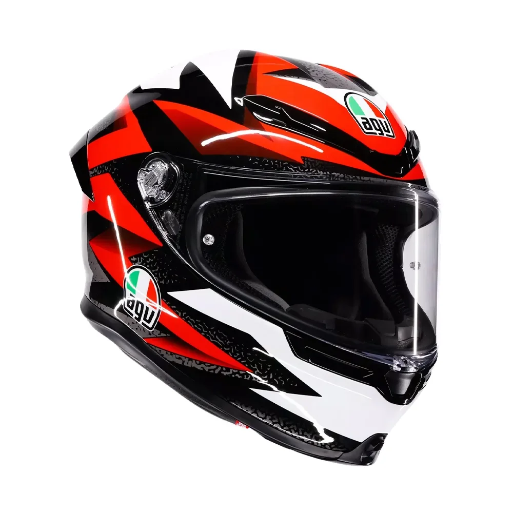 Φωτογραφία προϊόντος: ΚΡΑΝΟΣ FULL FACE K6 S BRAVEN BLACK/RED/WHITE 22.06 | AGV