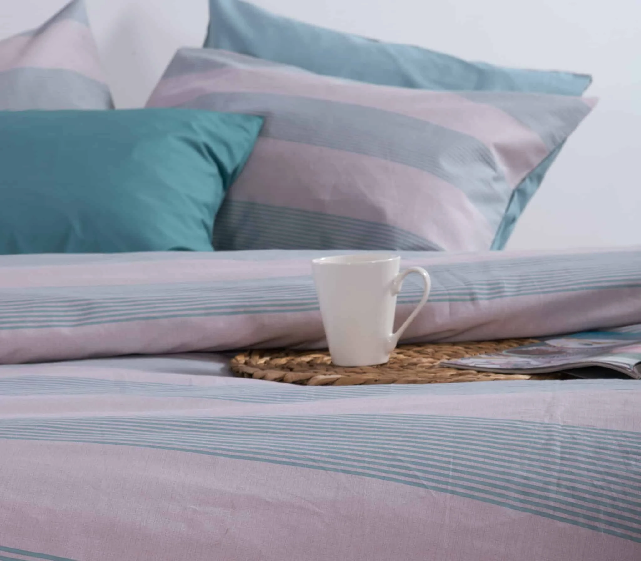 Φωτογραφία προϊόντος: ΜΑΞΙΛΑΡΟΘΗΚΗ CASUAL STRIPE 52Χ72 NEF-NEF HOMEWARE PETROL