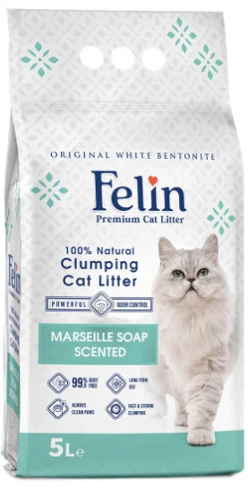 Φωτογραφία προϊόντος: Felin Fresh & Clean άμμος υγιεινής με άρωμα σαπούνι Μασσαλίας 5L Felin (2075382)