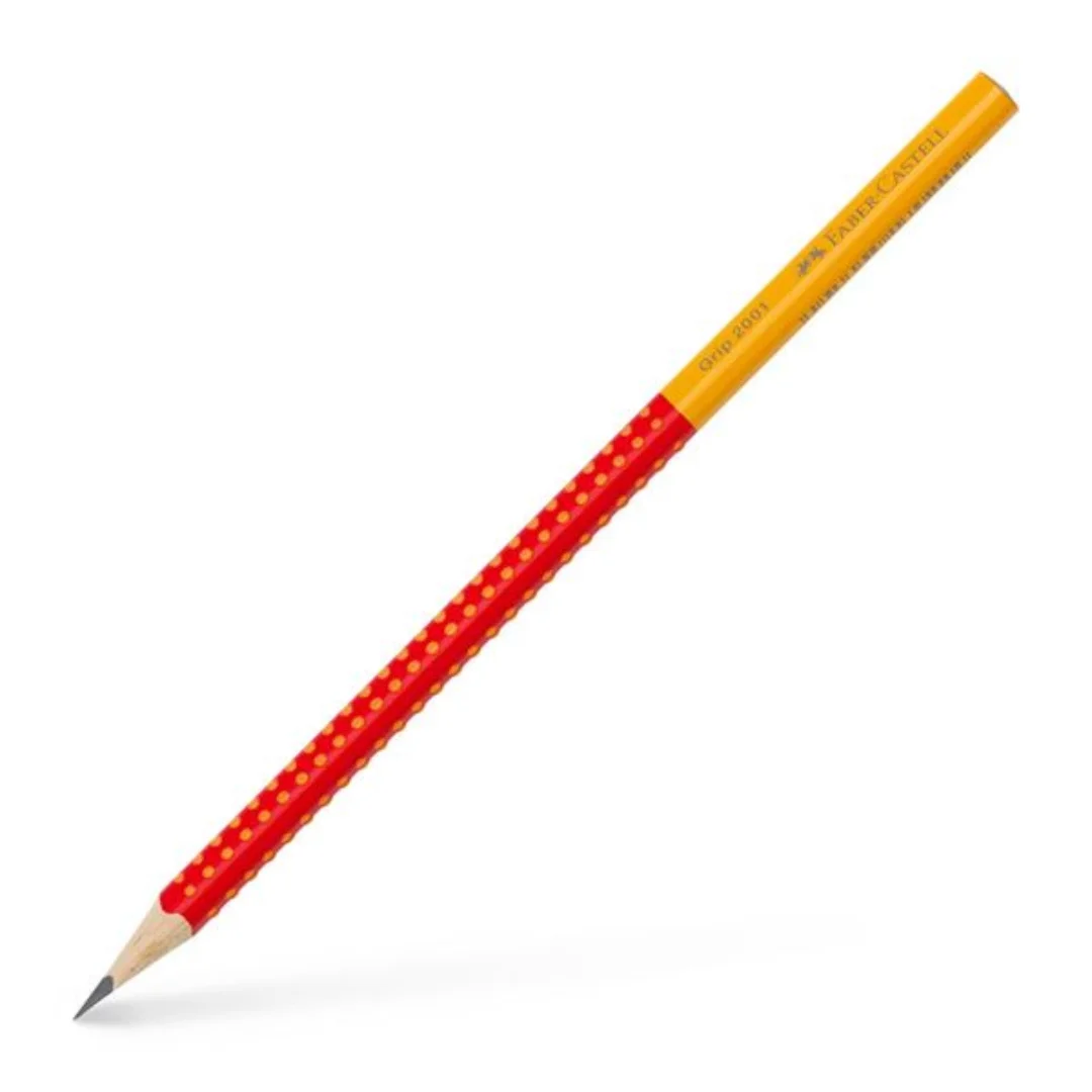 Φωτογραφία προϊόντος: FABER CASTEL Faber-Castell Grip 2001 δίχρωμο Μολύβι B κόκκινο πορτοκαλί