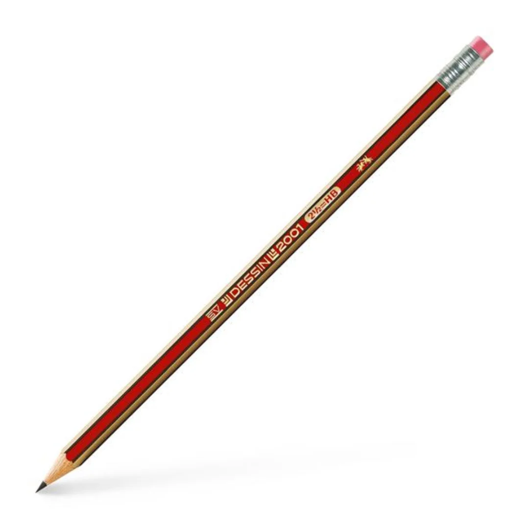 Φωτογραφία προϊόντος: FABER CASTEL Faber-Castell Dessin 2000 Μολύβι HB με Γόμα