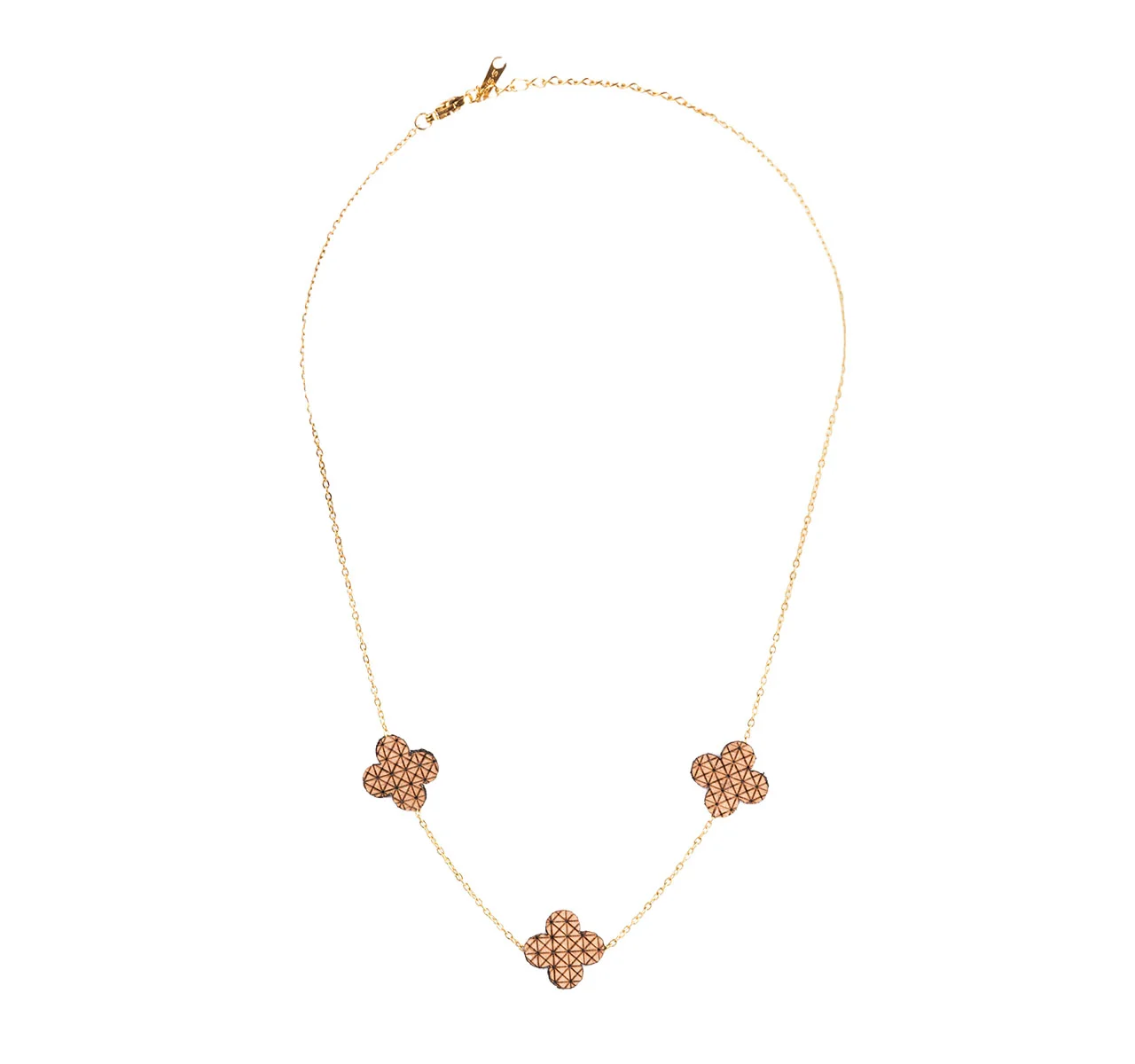 Φωτογραφία προϊόντος: ΓΥΝΑΙΚΕΙΑ ΚΟΛΙΕ LASERCUT APOXYLO NATURAL ESSENTIA STATEMENTS PIECES N42 FLOWER