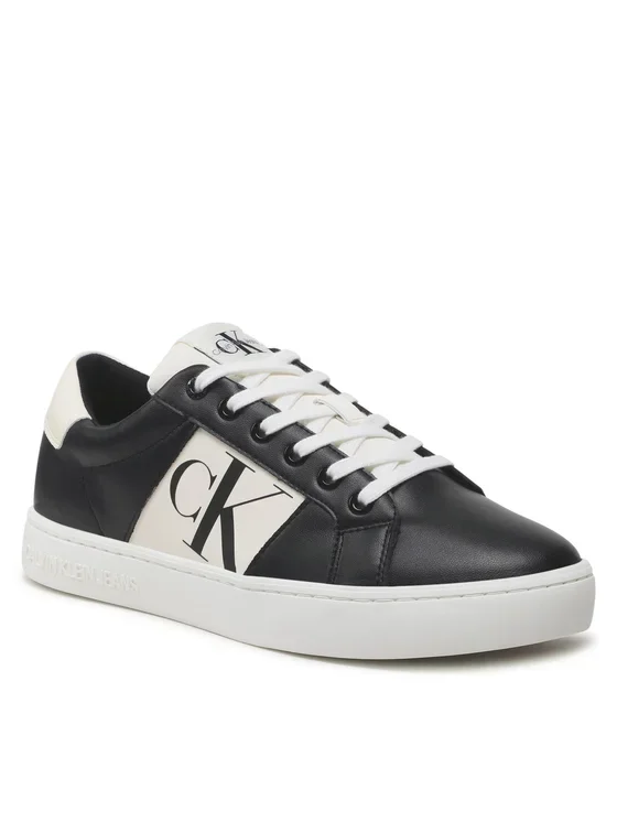 Φωτογραφία προϊόντος: CALVIN KLEIN ΑΝΔΡΙΚΟ ΔΕΡΜΑΤΙΝΟ SNEAKER CLASSIC CUPSOLE R LTH-NY MONOG YM0YM00569, ΜΑΥΡΟ, Άνδρας
