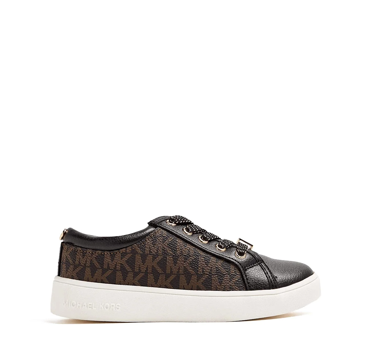 Φωτογραφία προϊόντος: ΕΦΗΒΙΚΑ ΓΥΝΑΙΚΕΙΑ SNEAKERS MICHAEL KORS KIDS BLACK/BROWN JEM MONOGRAM MK101054C
