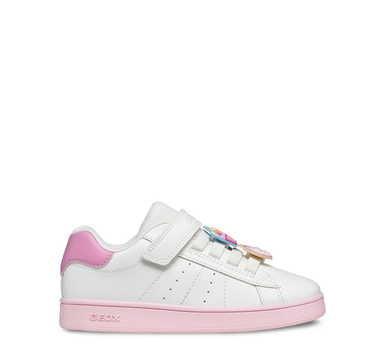 Φωτογραφία προϊόντος: ΠΑΙΔΙΚΑ SNEAKERS ΚΟΡΙΤΣΙ GEOX WHITE/DK.PINK ECLYPER J65LRF-000BC-C1364 28/35