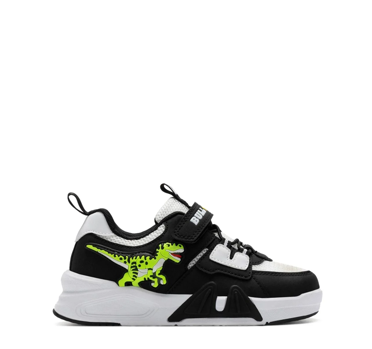 Φωτογραφία προϊόντος: ΠΑΙΔΙΚΑ SNEAKERS ΜΕ ΦΩΤΑΚΙΑ BULL BOYS BCO/NERO VELOCIRAPTOR SCARPA LUCI DNAR5014 B00 BINE