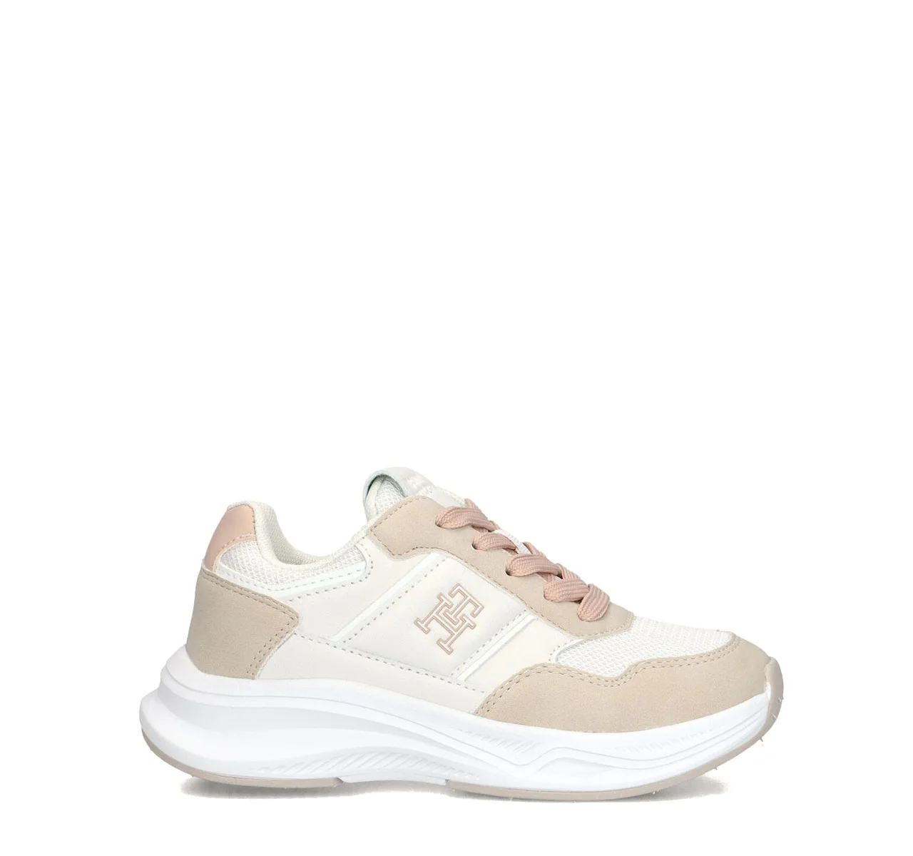 Φωτογραφία προϊόντος: ΕΦΗΒΙΚΑ SNEAKERS TOMMY HILFIGER OFF WHT/NUDE T3A9 34268 1748 A708