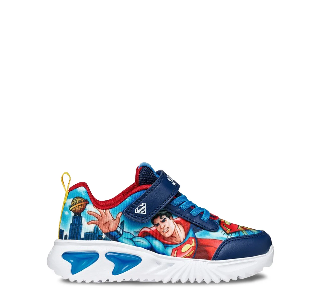 Φωτογραφία προϊόντος: ΠΑΙΔΙΚΑ SNEAKERS ΑΓΟΡΙ GEOX NAVY/LT.BLUE ASSISTER SUPERMAN J65DZA-02ABC-C0693 28/35