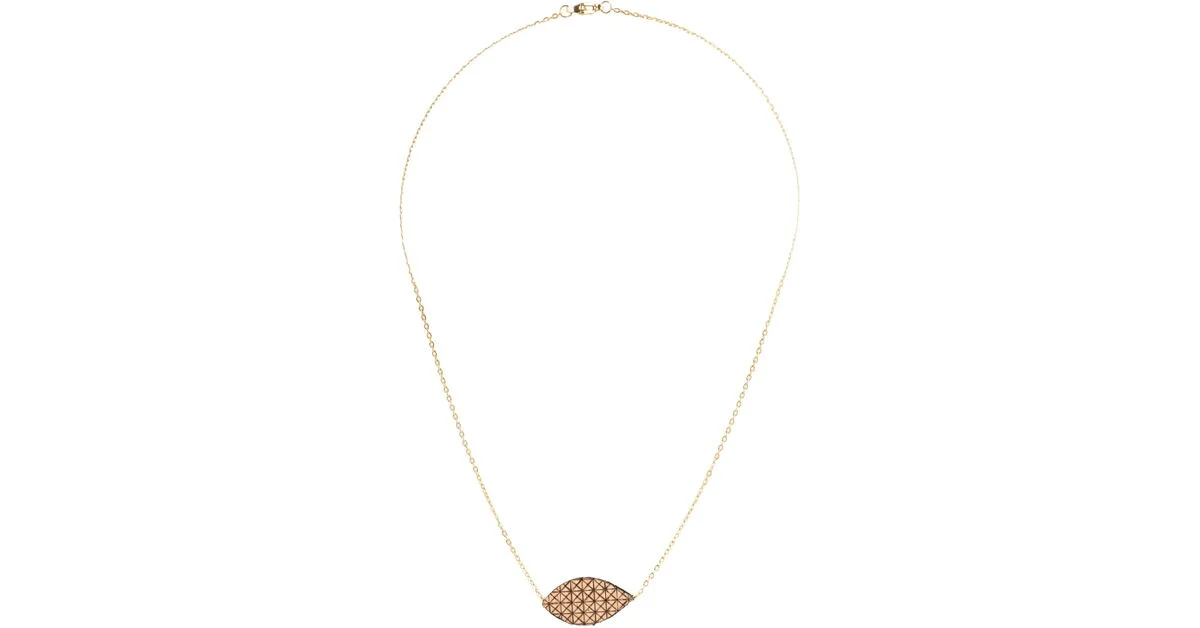 Φωτογραφία προϊόντος: ΓΥΝΑΙΚΕΙΑ ΚΟΛΙΕ LASERCUT APOXYLO NATURAL ESSENTIA STATEMENTS PIECES N43 LEAF