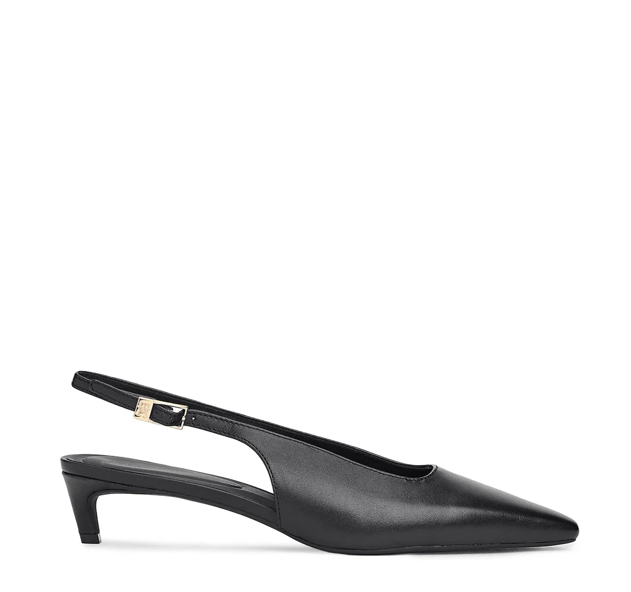Φωτογραφία προϊόντος: ΓΥΝΑΙΚΕΙΕΣ ΓΟΒΕΣ SLINGBACK TOMMY HILFIGER BLACK BUCKLE SLINGBACK LOW PUMP FW0FW09009_BDS