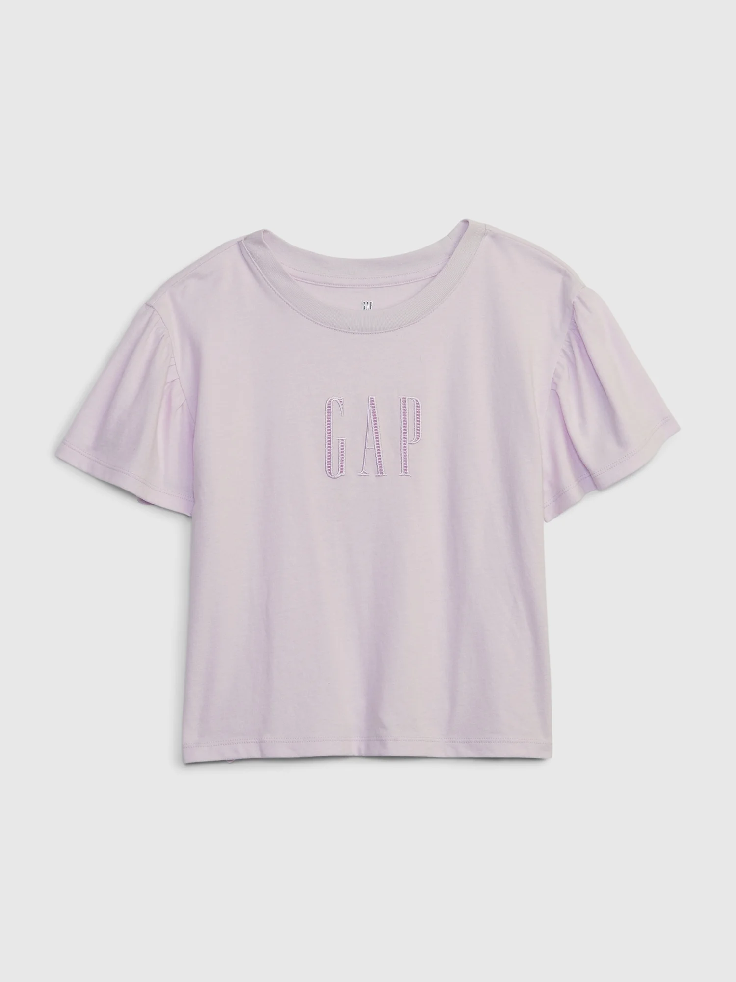 Φωτογραφία προϊόντος: Μωβ Παιδική Gap Logo Flutter Sleeve Μπλούζα PURPLE LILAC 193