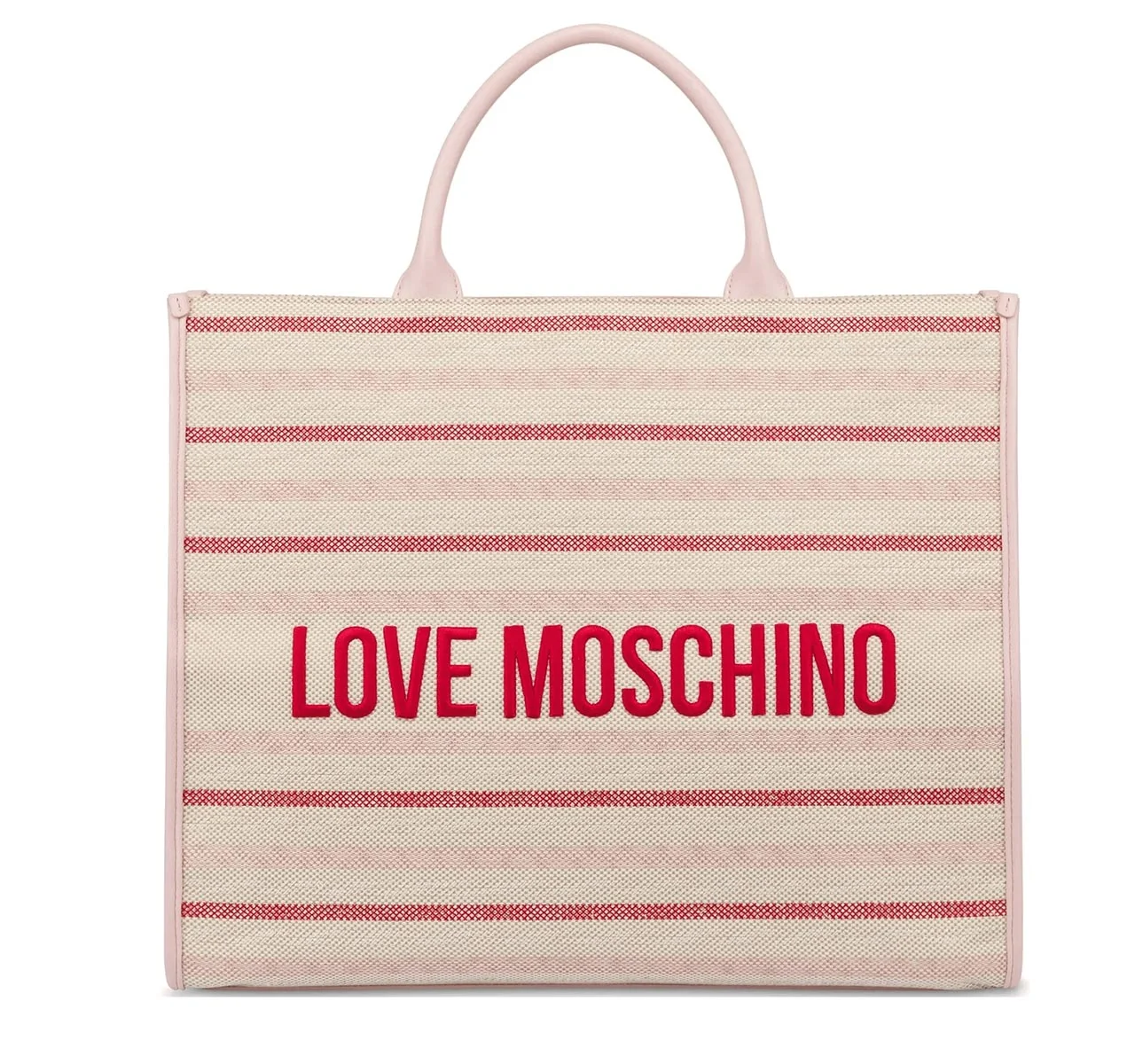 Φωτογραφία προϊόντος: ΓΥΝΑΙΚΕΙΕΣ ΤΣΑΝΤΕΣ LOVE MOSCHINO BEIGE/RED JC4239PP0MKO1 10A