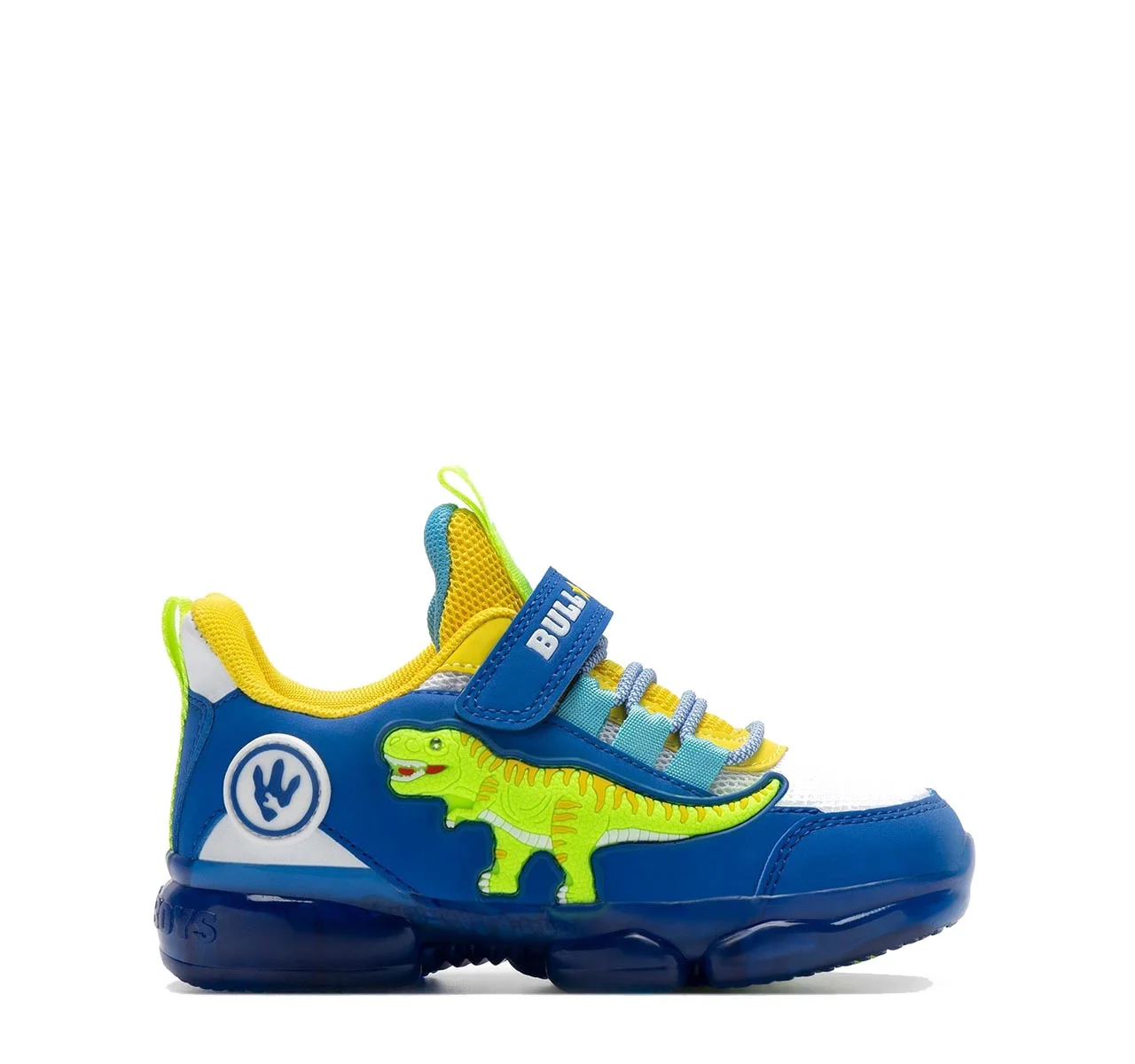 Φωτογραφία προϊόντος: ΠΑΙΔΙΚΑ SNEAKERS ΜΕ ΦΩΤΑΚΙΑ BULL BOYS BCO/ROYAL T REX SCARPA LUCI DNAR5008 A00 BIRY