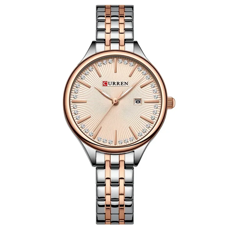 Φωτογραφία προϊόντος: Curren 9099 Silver Rose Γυναικείο Ρολόι με Μπρασελέ