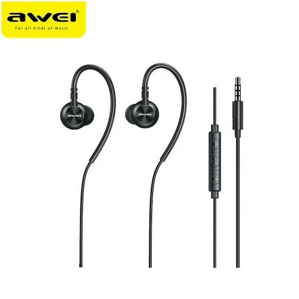 Φωτογραφία προϊόντος: OEM Awei L3 In-ear Handsfree με Βύσμα 3.5mm Μαύρο 29031432