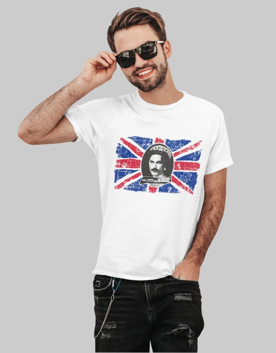 Φωτογραφία προϊόντος: ΤΚΤ Freddie Mercury God Save The Queen T-Shirt
