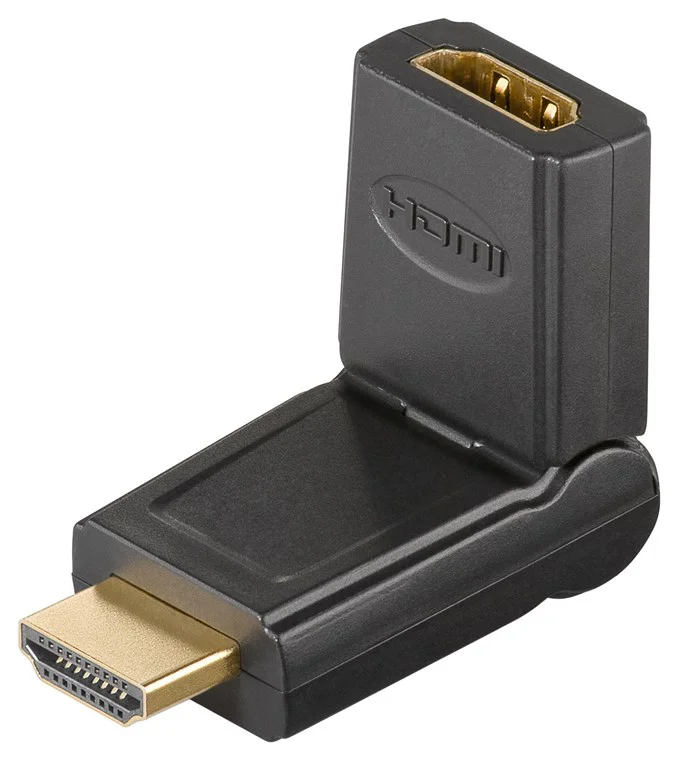 Φωτογραφία προϊόντος: GOOBAY αντάπτορας HDMI 51721, 180° περιστρεφόμενος, 4K, μαύρος