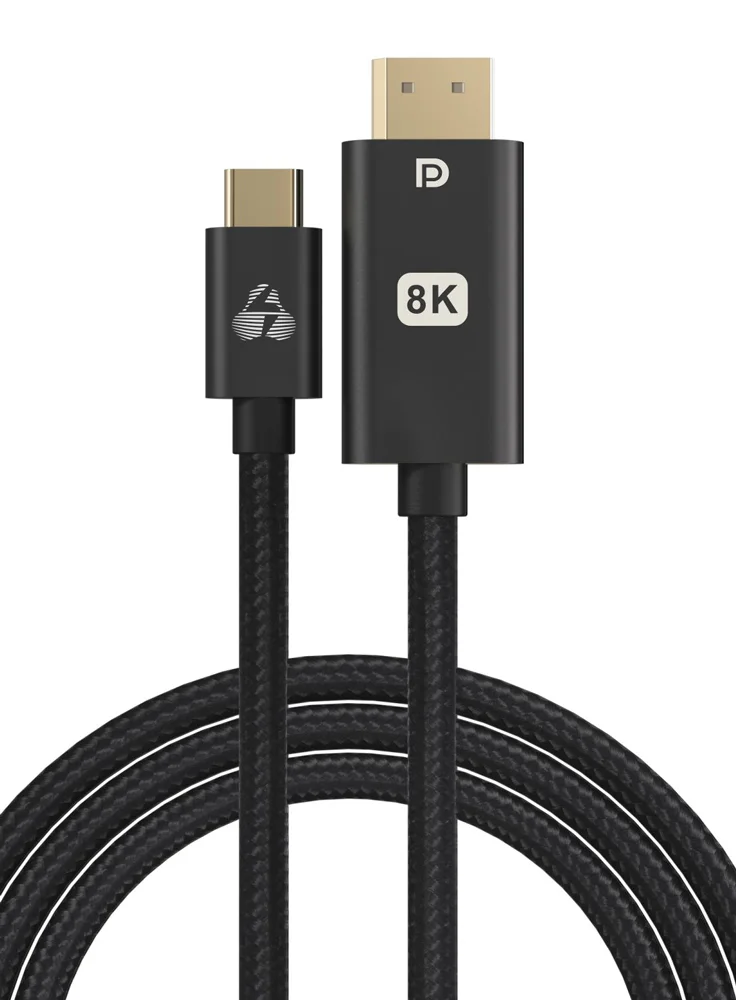 Φωτογραφία προϊόντος: POWERTECH καλώδιο USB-C σε DisplayPort PTR-0138, 8K/120Hz, 1m, μαύρο