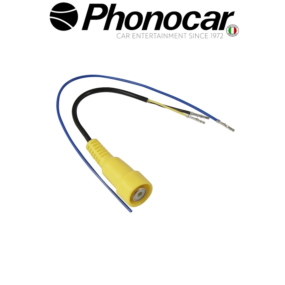 Φωτογραφία προϊόντος: Phonocar Καλώδιο που θα χρησιμοποιηθεί για την εγκατάσταση μιας aftermarket κάμερας οπισθοπορείας στο σύστημα πολυμέσων OEM Renault, Dacia, Opel, Fiat . Aυτόματη ενεργοποίηση στην όπισθεν,