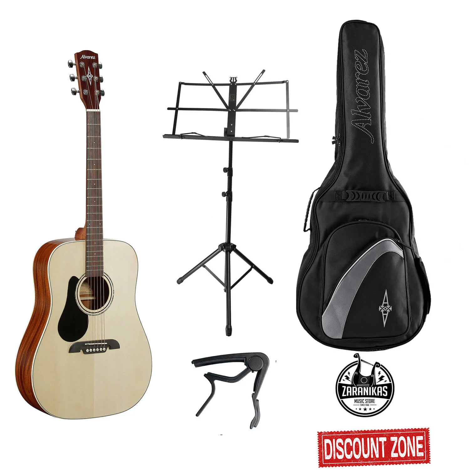 Φωτογραφία προϊόντος: Alvarez Regent RD26L Dreadnought Αριστερόχειρη Ακουστική Κιθάρα Natural Πακέτο Standard