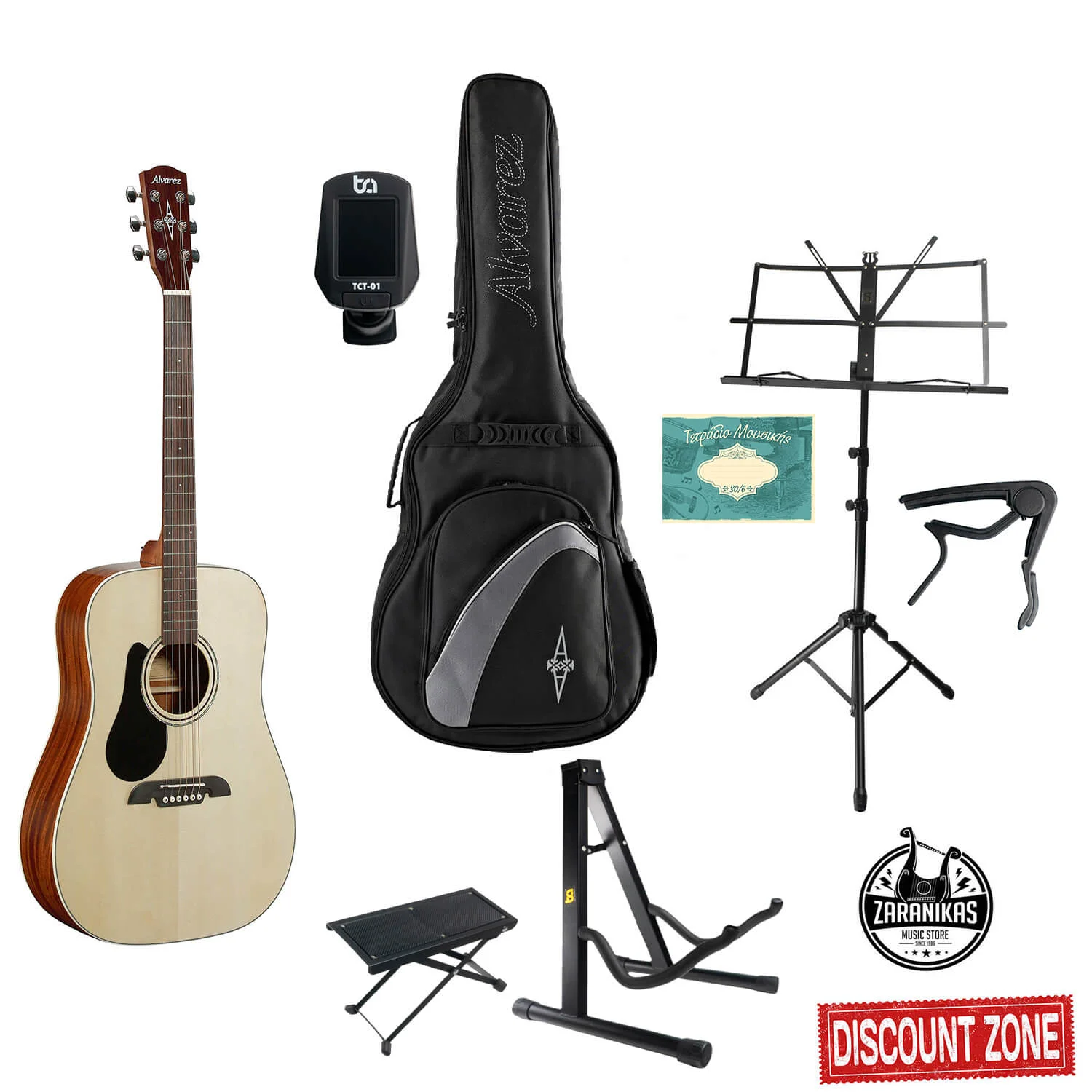 Φωτογραφία προϊόντος: Alvarez Regent RD26L Dreadnought Αριστερόχειρη Ακουστική Κιθάρα Natural Πακέτο Premium