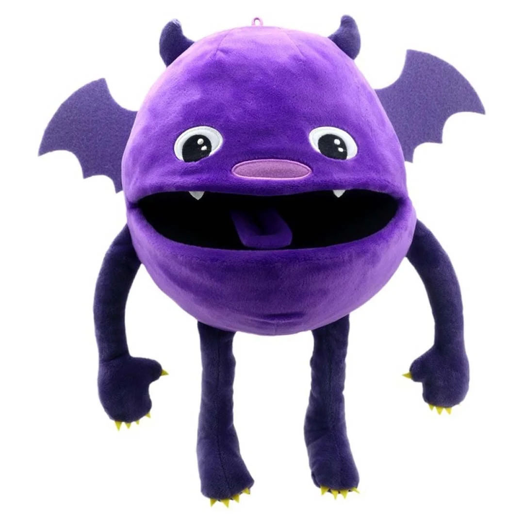 Φωτογραφία προϊόντος: 4406 The Puppet Company Purple Monster Γαντόκουκλα τερατάκι μοβ με ήχο 35cm