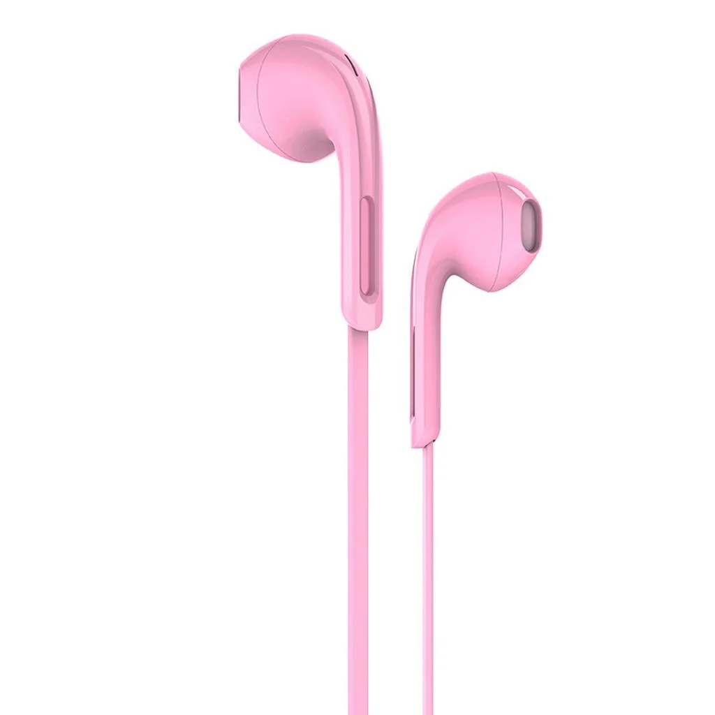 Φωτογραφία προϊόντος: Hands Free Hoco M39 Rhyme Sound Earphones Stereo 3.5mm Ροζ με Μικρόφωνο και Πλήκτρο Λειτουργίας