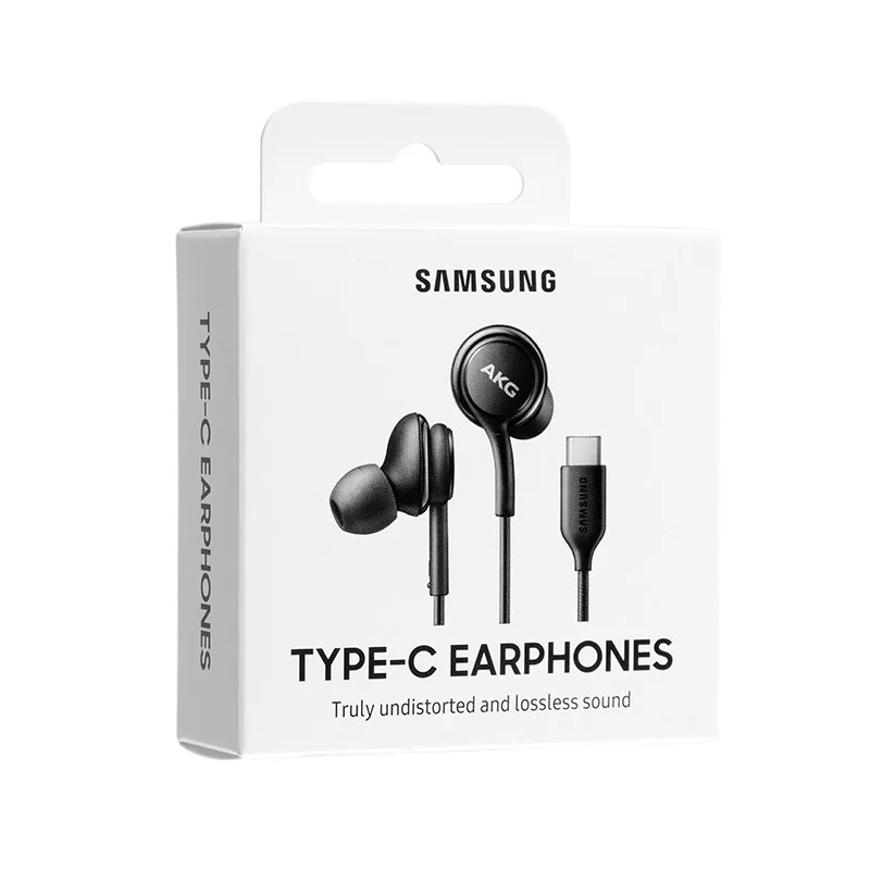 Φωτογραφία προϊόντος: Hands Free Stereo Samsung Earphones EO-IC100BB USB-C Μαύρο με Μικρόφωνο και Πλήκτρο Λειτουργίας 1.2m