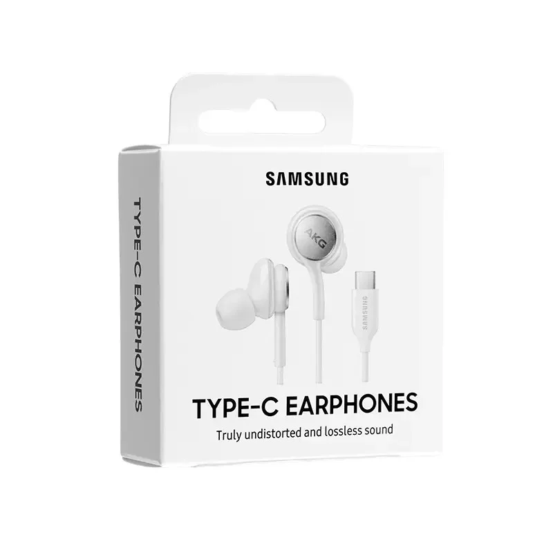 Φωτογραφία προϊόντος: Hands Free Stereo Samsung Earphones EO-IC100BW USB-C Λευκό με Μικρόφωνο και Πλήκτρο Λειτουργίας 1,2μ