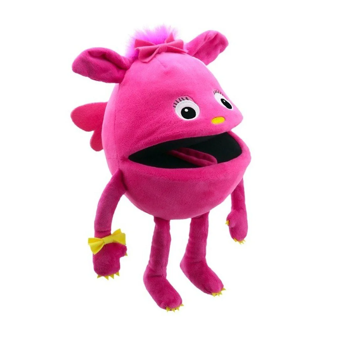 Φωτογραφία προϊόντος: 4405 The Puppet Company Purple Monster Γαντόκουκλα τερατάκι ροζ με ήχο 35cm