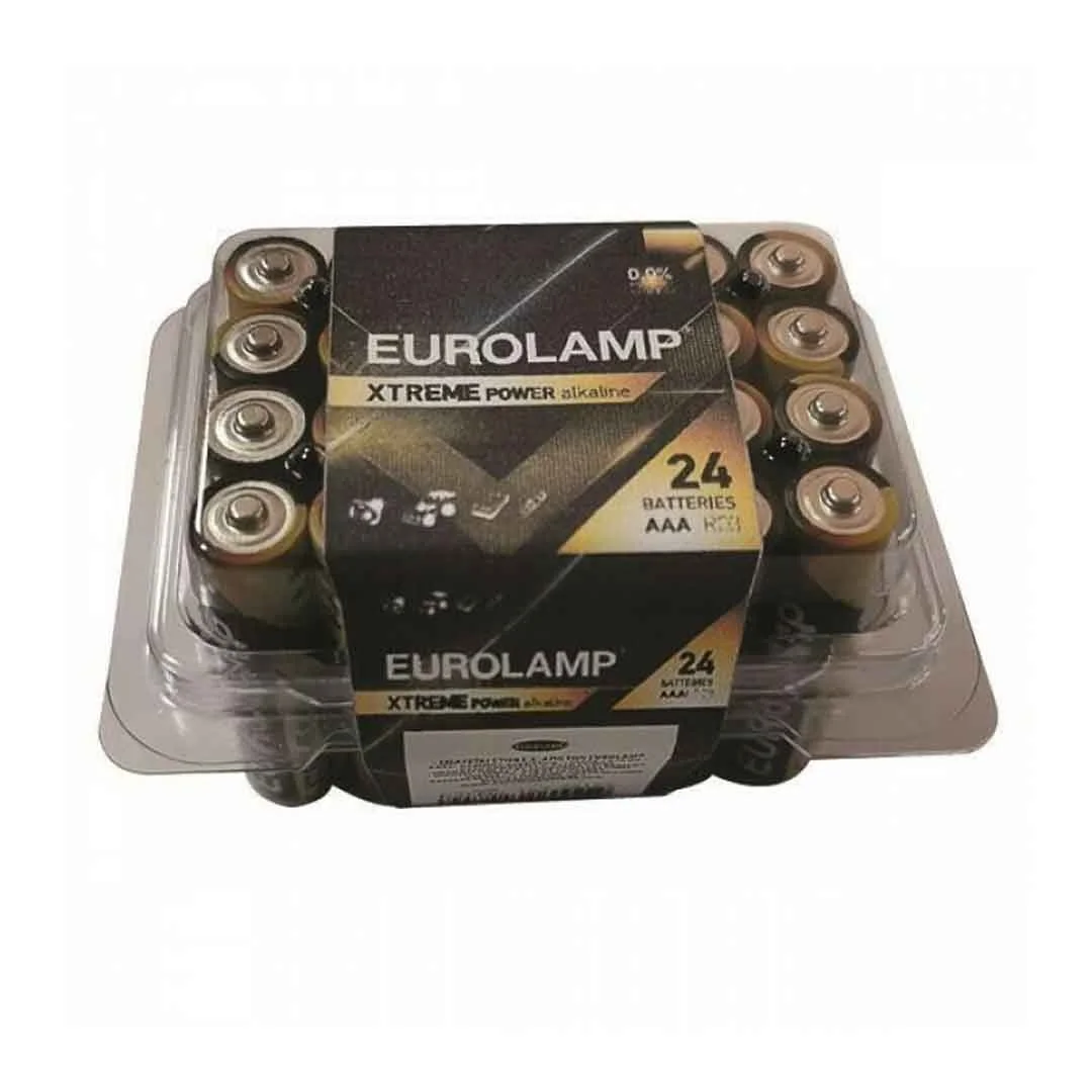 Φωτογραφία προϊόντος: 24127 Eurolamp Extreme Αλκαλικές μπαταρίες ΑΑΑ 1.5V 24 Τεμάχια