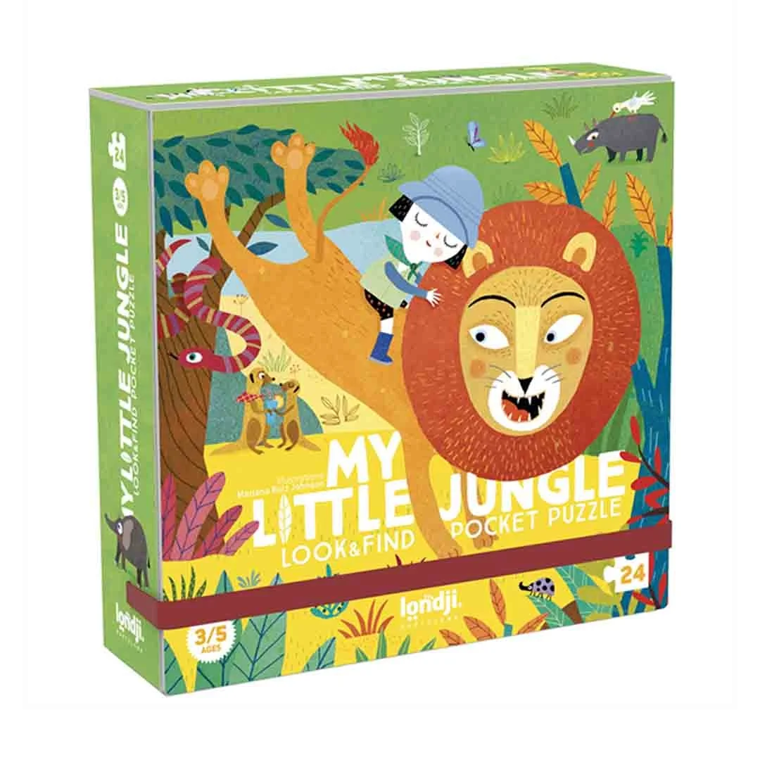 Φωτογραφία προϊόντος: PZ578U Londji Pocket Puzzle My Little Jungle 24 Τεμάχια