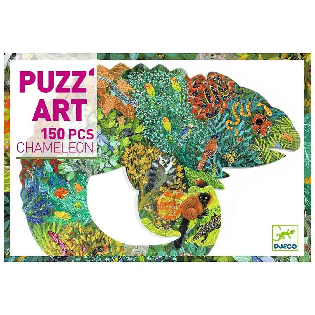 Φωτογραφία προϊόντος: 07655 Djeco Puzzle Χαμαιλέοντας 150 Τεμάχια