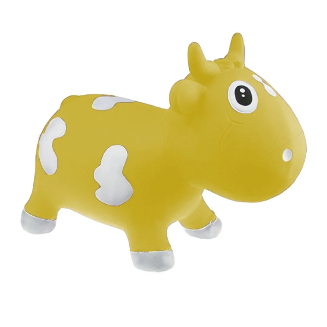 Φωτογραφία προϊόντος: 150515 KidZZfarm Bella The Cow Junior Φουσκωτή Αγελάδα μουσταρδί