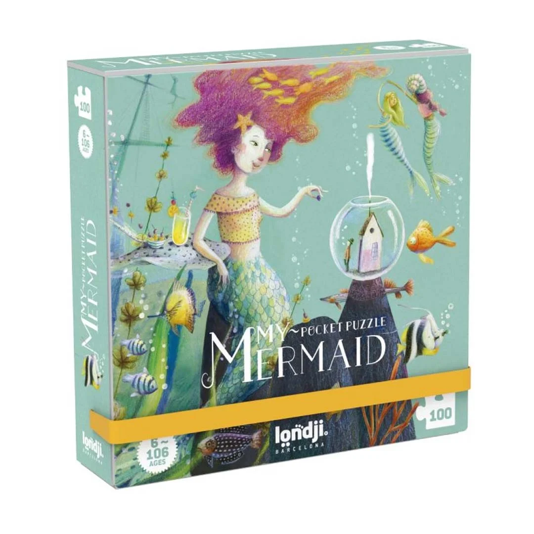 Φωτογραφία προϊόντος: PZ564U Londji Pocket Puzzle My Mermaid 100 Κομμάτια