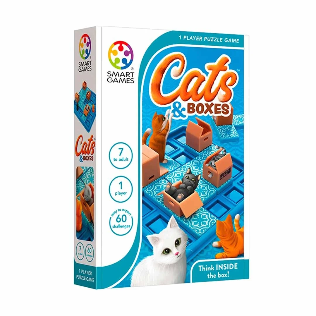 Φωτογραφία προϊόντος: Smart Games SG450 Smartgames Επιτραπέζιο παιχνίδι Γατάκια Cats And Boxes 60 δοκιμασίες