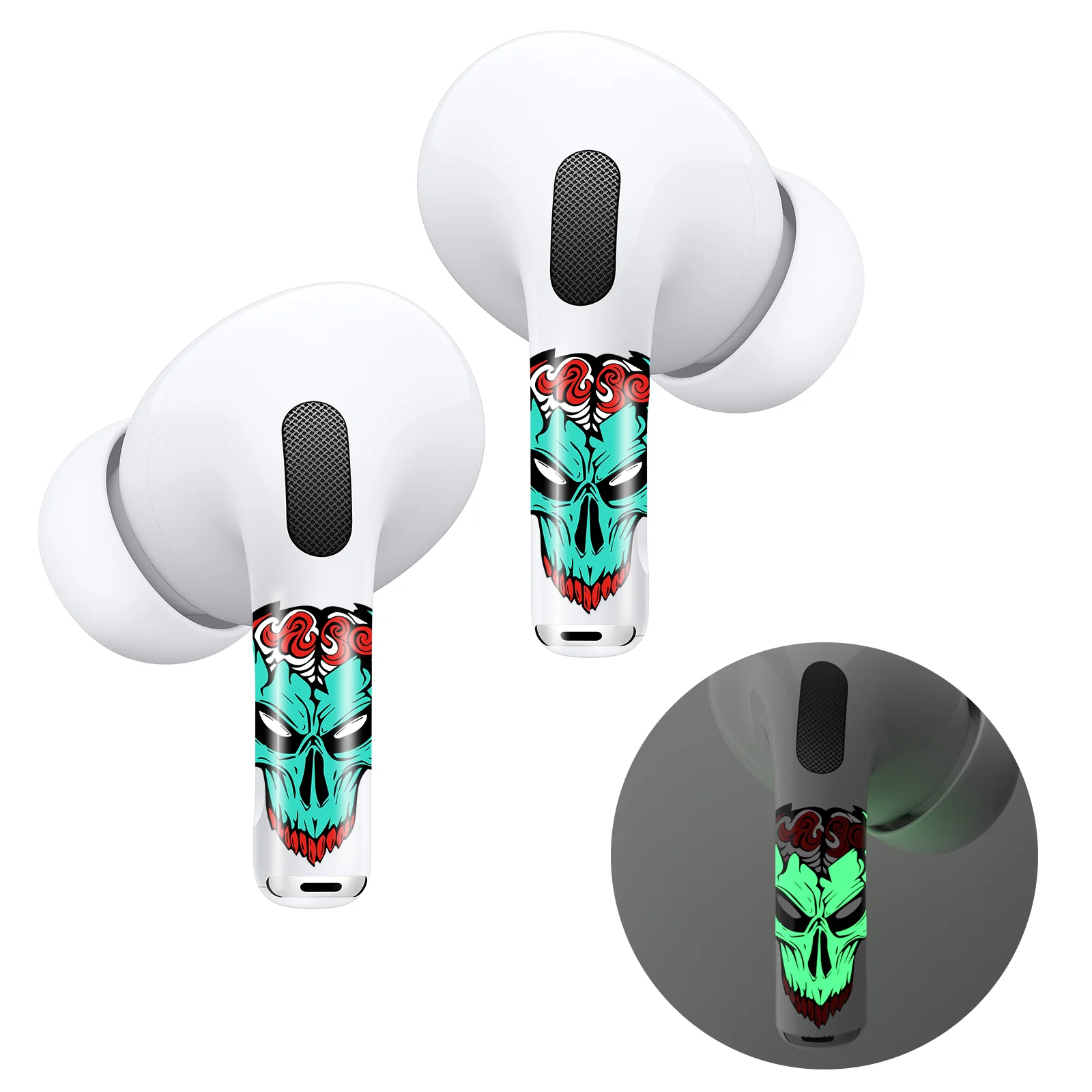 Φωτογραφία προϊόντος: RockMax Αυτοκόλλητα Glow Art Skin για AirPods Pro 2/Pro 55APPYG