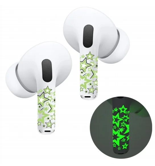 Φωτογραφία προϊόντος: OEM RockMax Αυτοκόλλητα Glow Art Skin για AirPods Pro 2/Pro 322APPYG