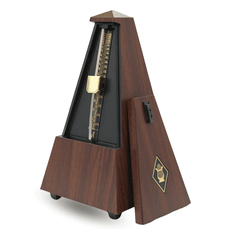 Φωτογραφία προϊόντος: DNA MET1 mechanical metronome windable pyramid bell natural wood color 40-208 BPM